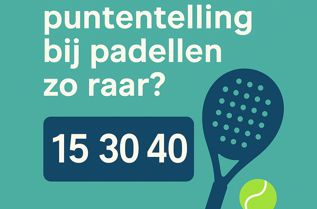 Waarom is de puntentelling bij padel zo raar?