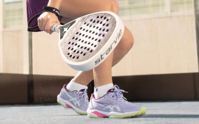 Padelschoenen voor dames met hielspoor