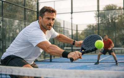 Backhand volley bij padel: zo word je stabiel aan het net