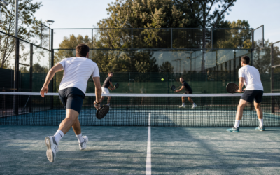 Waar sta je na je service bij padel?